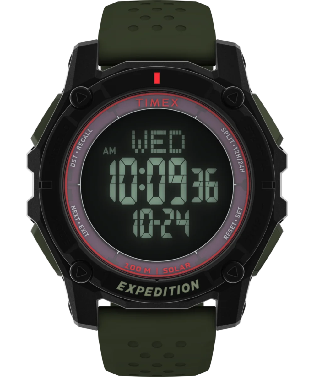 Image of Expedition Ridge Solar 49mm Silicone Strap Watch