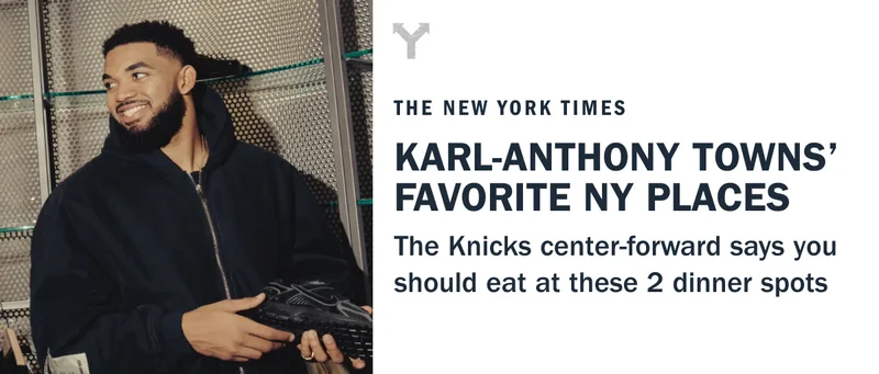 Karl-Anthony Towns' New York spots