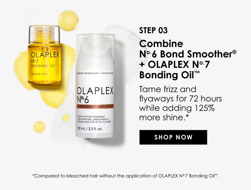 Combine No.6 Bond Smoother & OLAPLEX No.7 Bonding Oil | Shop Now