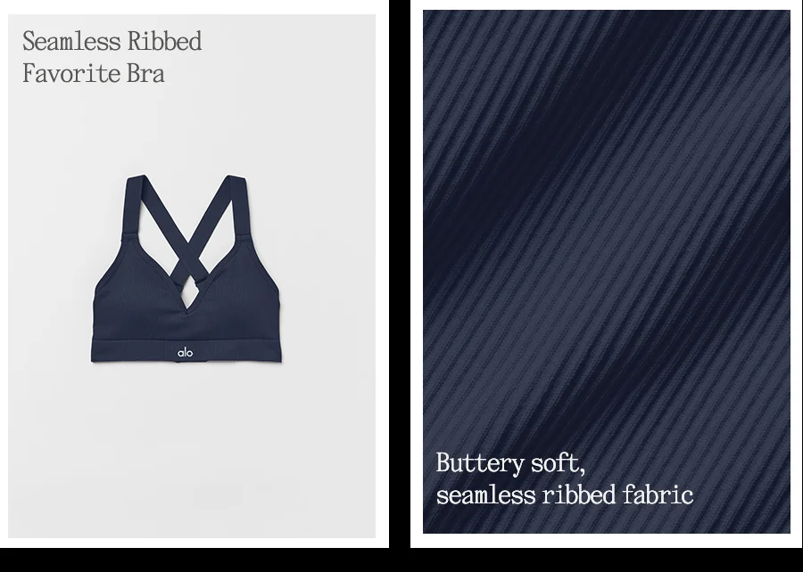 Seamless Ribbed Favorite Bra