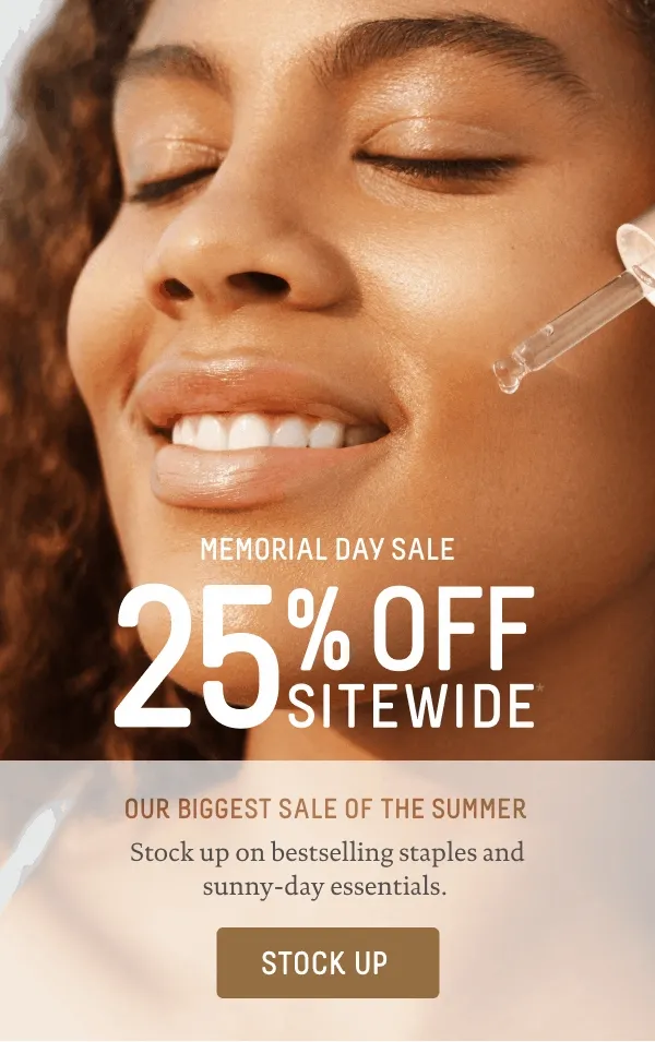 25% OFF SITEWIDE