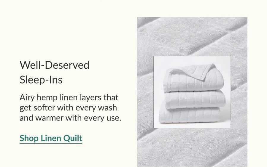 Shop Linen Quilt