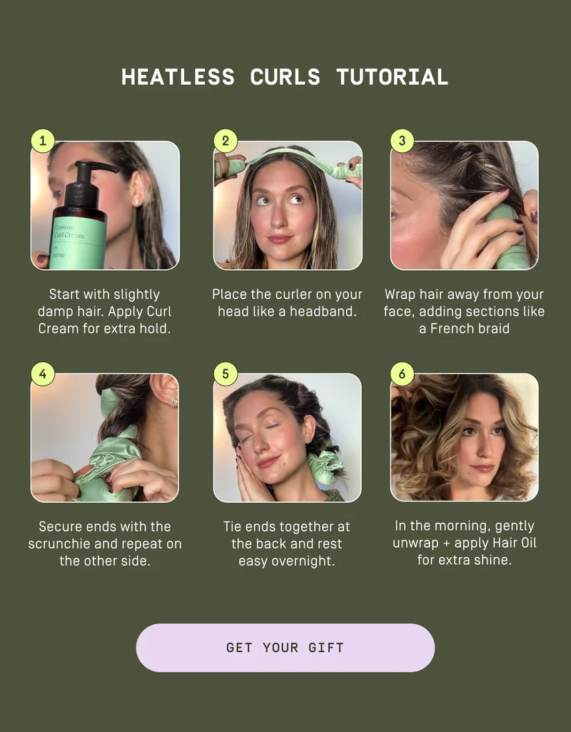 Heatless Curls Tutorial | Get your gift