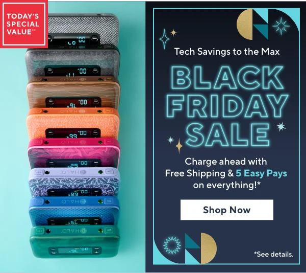 tech savings to the max, black friday sale