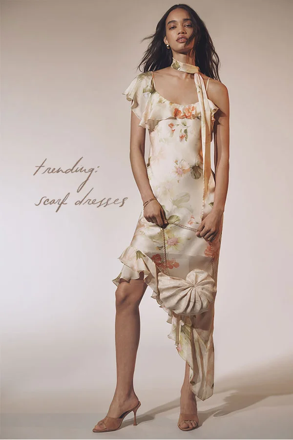 trending: scarf dresses