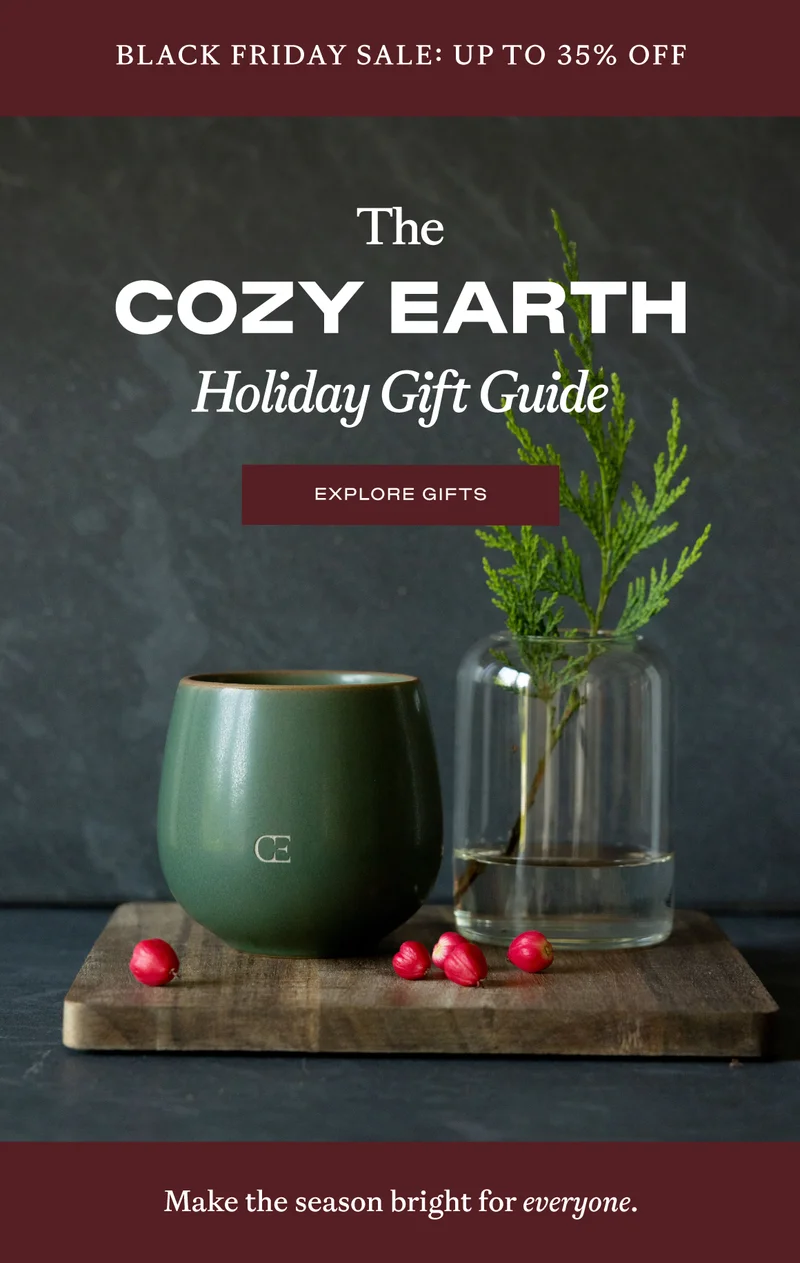 The Cozy Earth Holiday Gift Guide - Explore Gifts Now