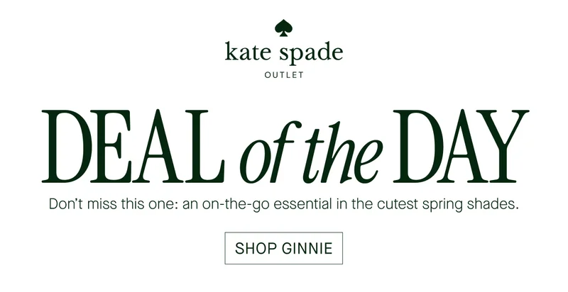 DEAL of the DAY  Don't miss this one: an on-the-go essential in the cutest spring shades.  SHOP GINNIE