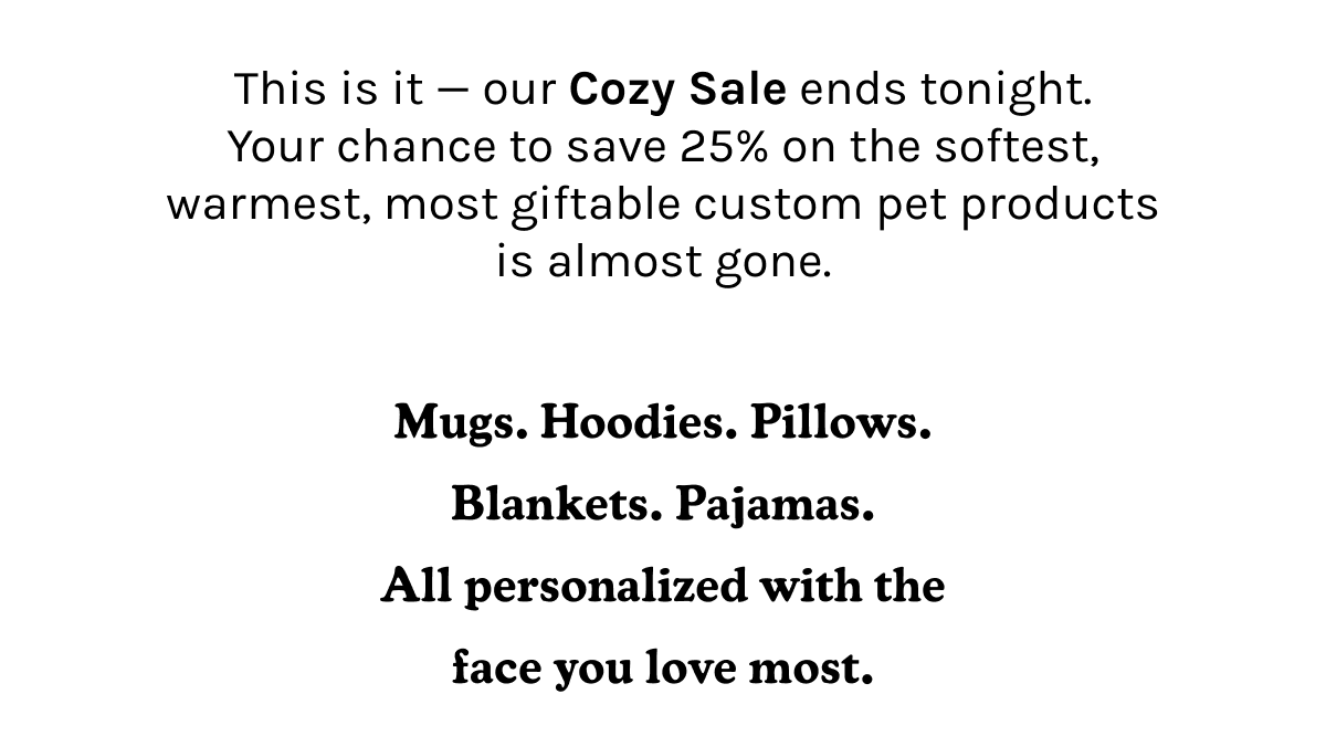 Cozy Sale