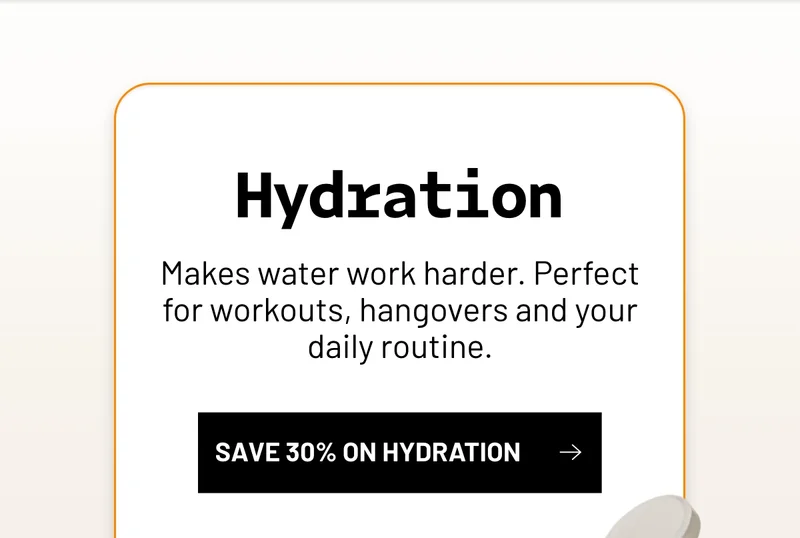 Save 30% on Hydration