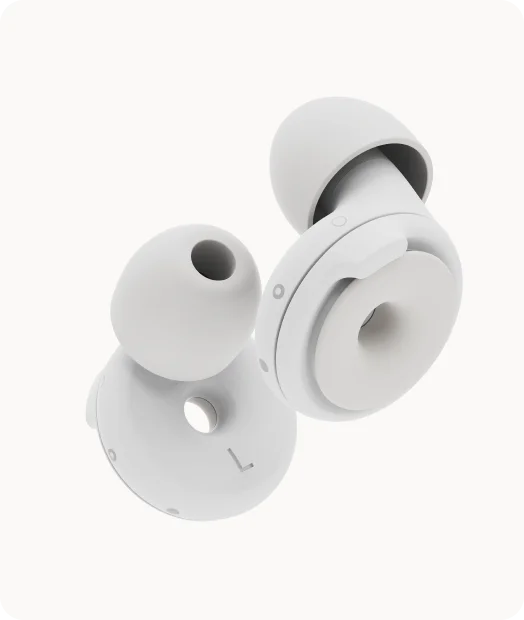 A pair of Switch Loop Earplugs