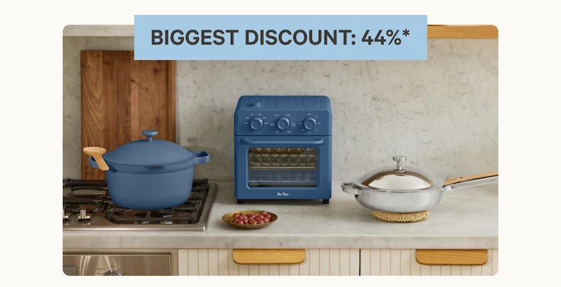 Biggest Discount is 44%