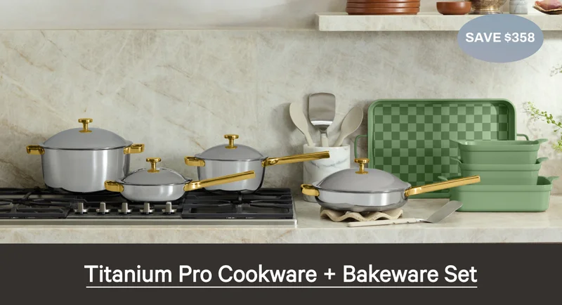 Titanium Pro Cookware + Bakeware Set