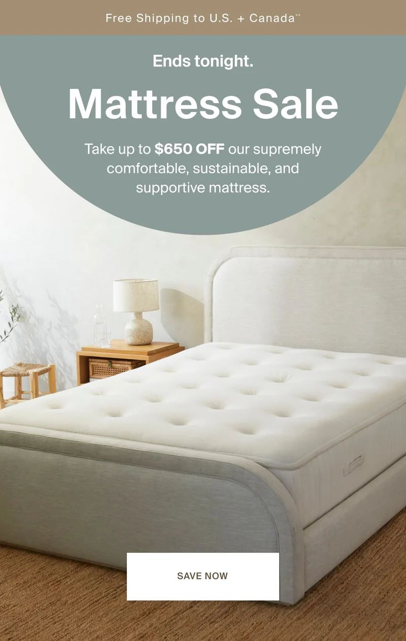 Ends Tonight | Mattress Sale