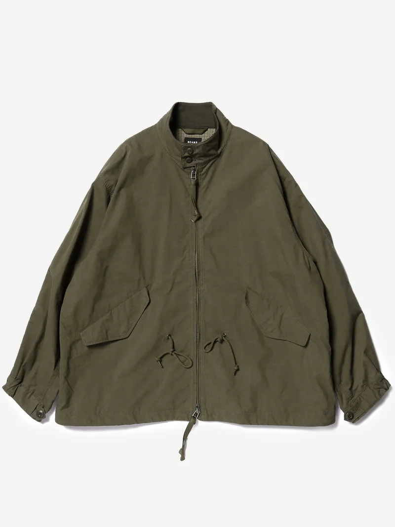 Image of Beams G9 Mods Blouson Jacket - Olive