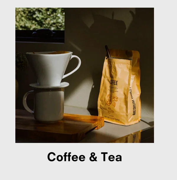 Coffee and tea