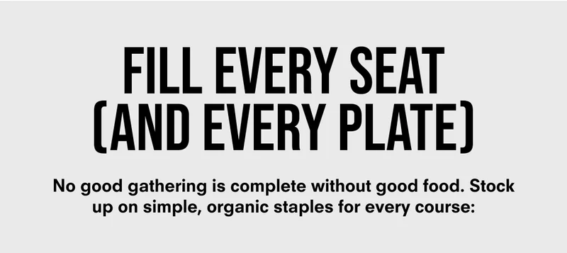 Fill Every Seat (and Every Plate).