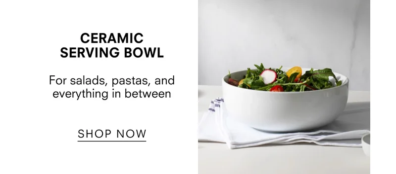 Ceramic Serving Bowl – For salads, pastas, and everything in between