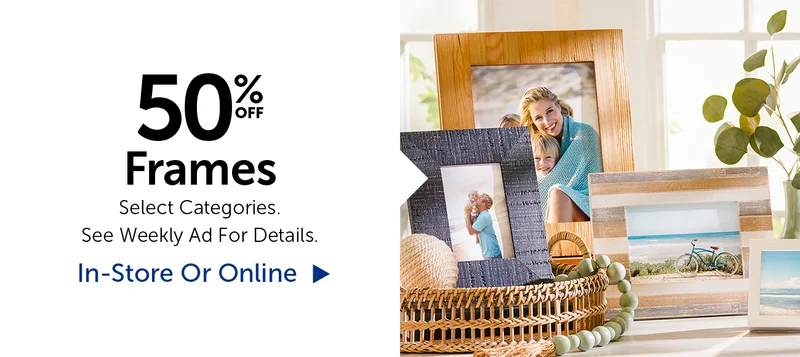 50% Frames - Select Categories