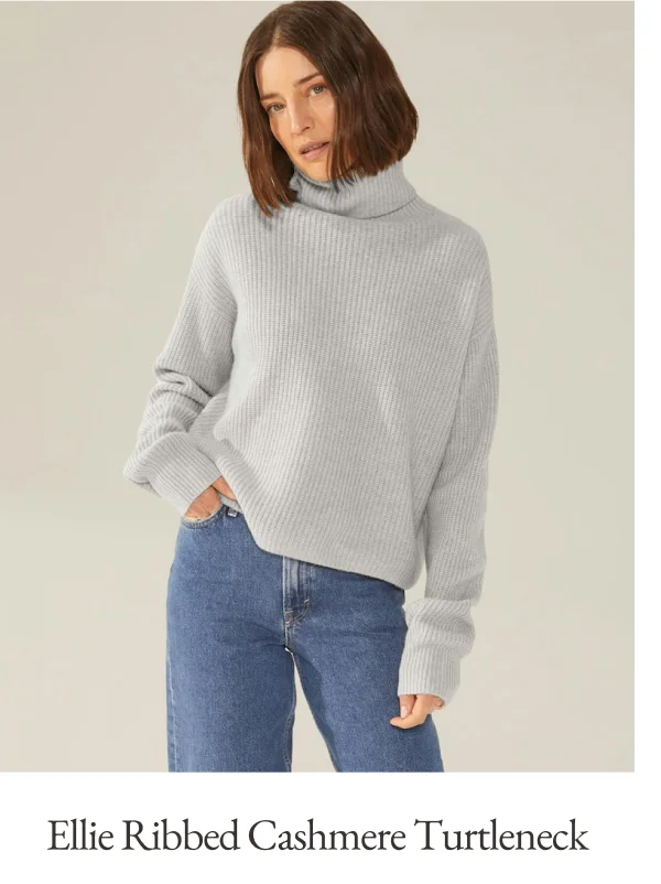 Ellie Chunky Cashmere Turtleneck
