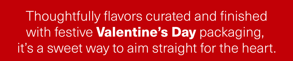 Festive Valentine's day packaging