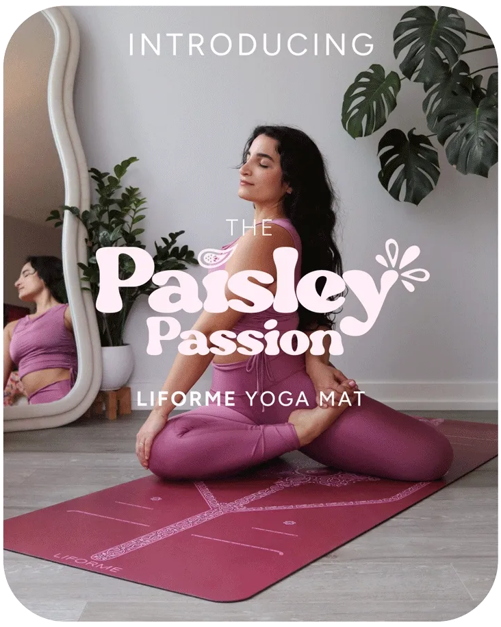 Introducing the new Paisley Passion Liforme Yoga Mat
