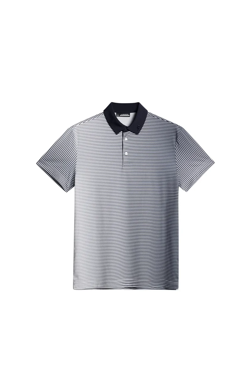 Image of Marvin Stripe Polo / White