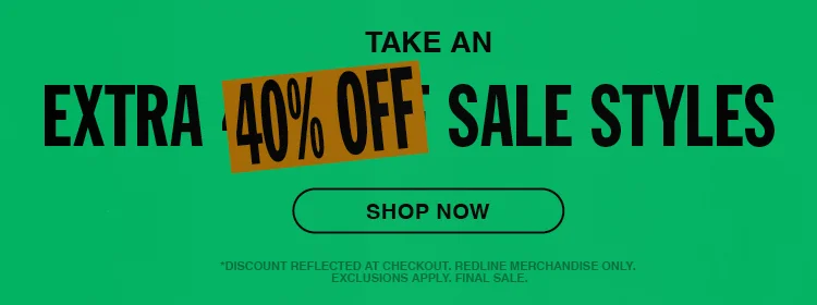 Extra 40% Off Sale Styles