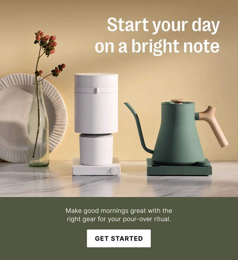 Start your day on a bright note - get started