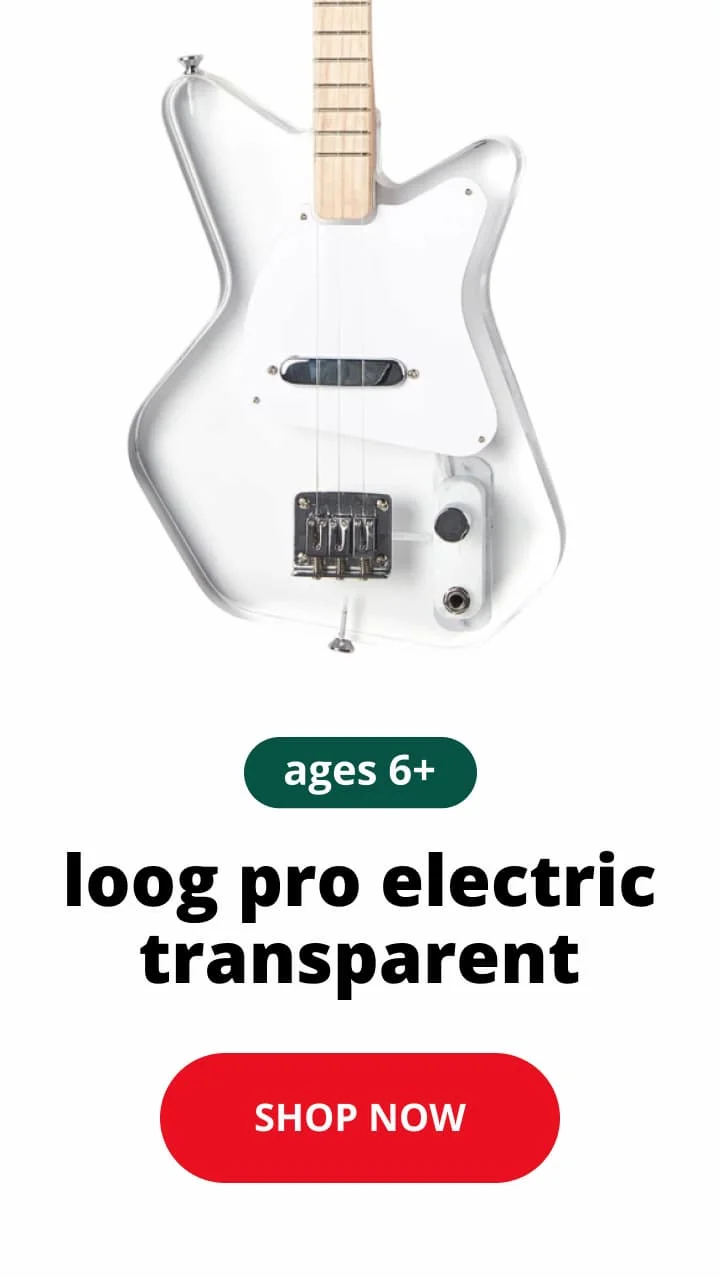 loog pro electric transparent