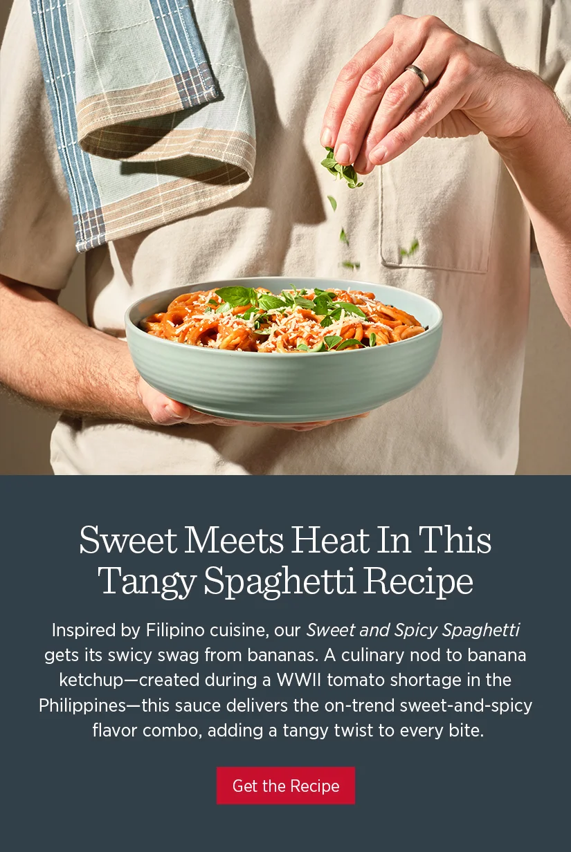 Sweet meets heat in this tangy spaghetti recipe.