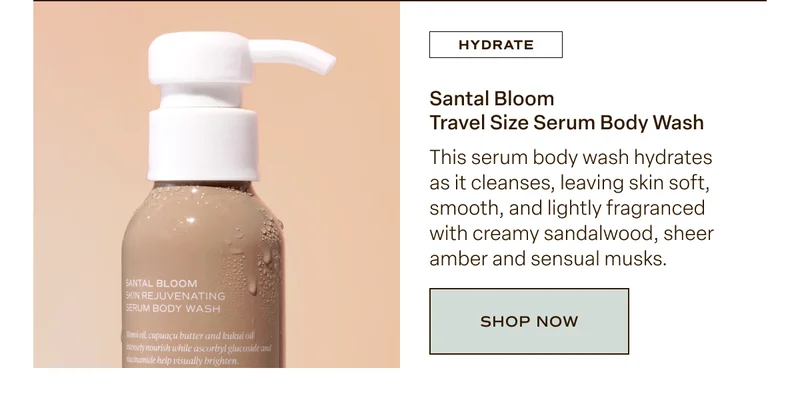 Santal Bloom Mini Serum Body Wash