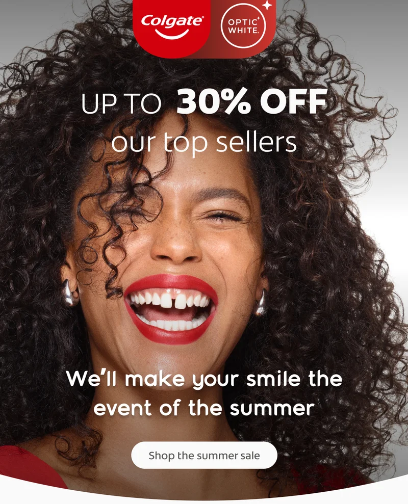 UP TO 30% OFF our top sellers WE’LL MAKE YOUR SMILE THE EVENT OF THE SUMMER click here to shop the summer sale