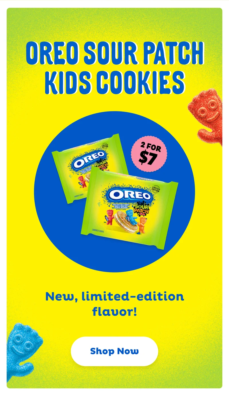 Shop 2 for $7 Sour Patch Kids Cookies