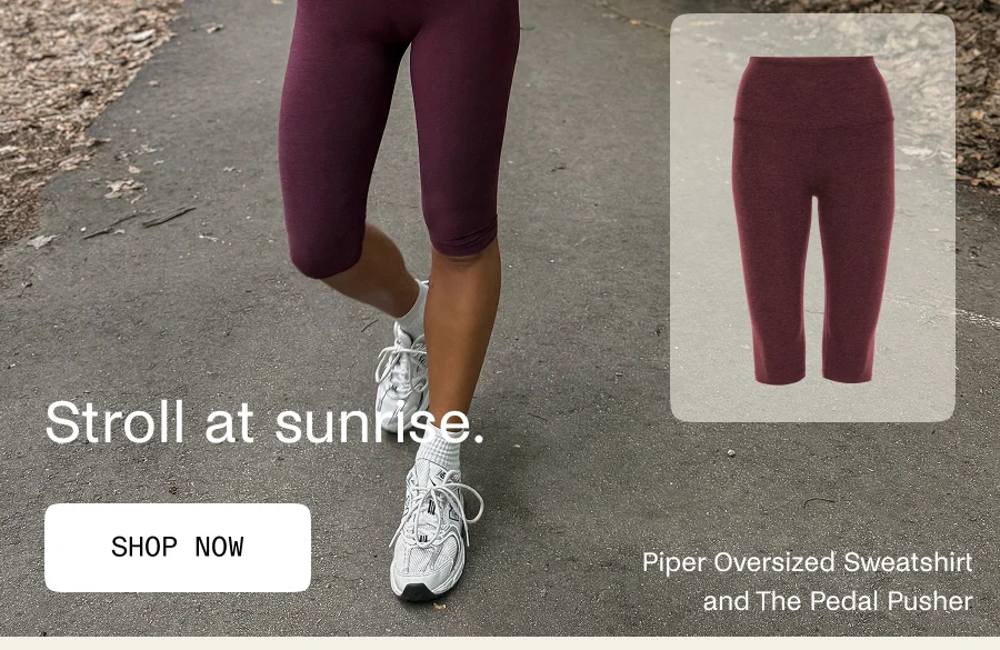 Spacedye Pedal Pusher High Waisted Legging in Midnight Burgundy Heather