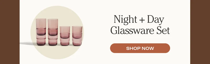 Night + Day Glassware Set