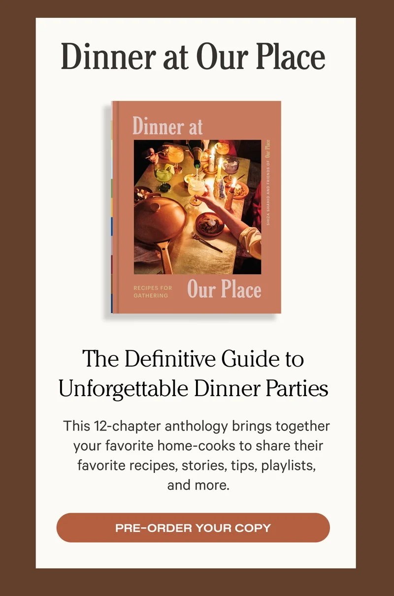 Dinner at Our Place - Pre-order your copy
