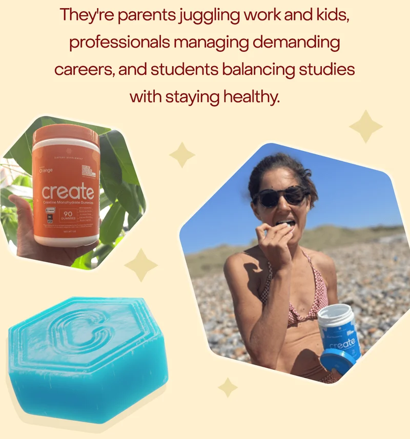 They're parents juggling work and kids, professionals managing demanding careers, and students balancing studies with staying healthy.