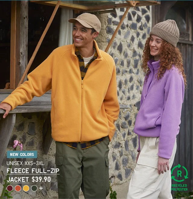 HERO - UNISEX FLEECE FFULL ZIP JACKET