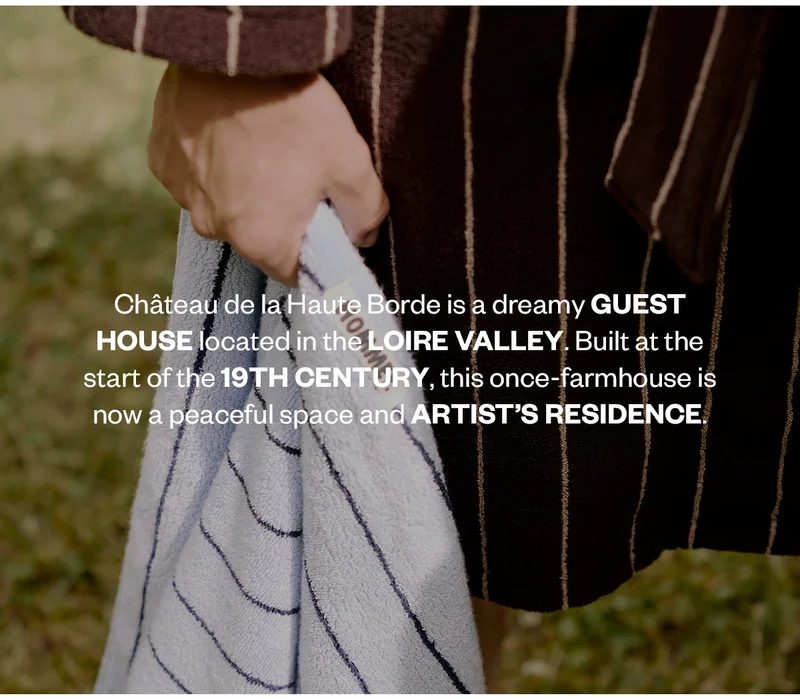 Château de la Haute Borde is a dreamy guest house located in the Loire Valley. Built at the start of the 19th century, this once-farmhouse is now a peaceful space and artist’s residence.