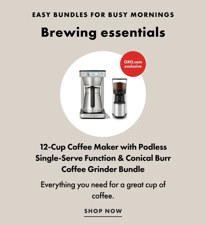 12 cup coffee maker with podlessm single-serve function and conical burr coffee grinder bundle