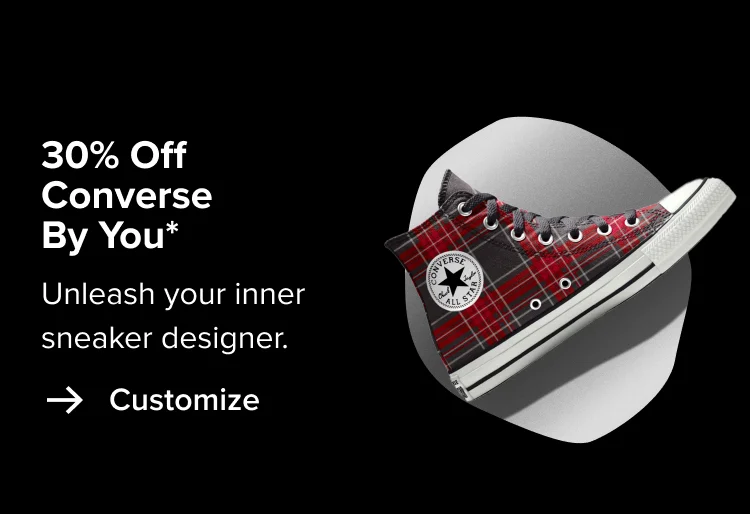 Customize: 30% Off Converse By You*