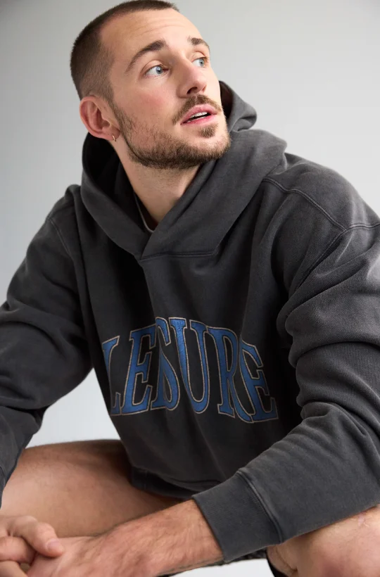 Comfort Hoodie: The Charcoal Big Leisure