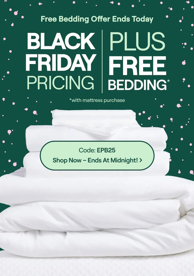 FREE Bedding ENDS TODAY! Use Code: discount code >