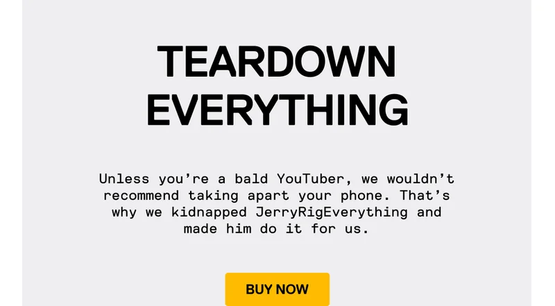 Buy Teardown