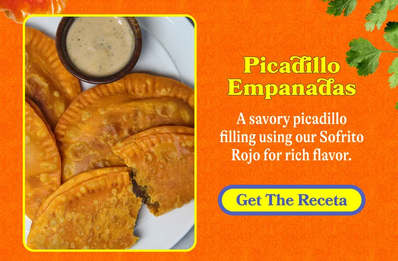 Picadillo Empanadas. A savory picadillo filling using our Sofrito Rojo for rich flavor. GET THE RECETA