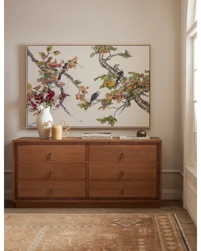 Harmony Retreat I Wall Art by Maelani Blue - Pine / 61" x 41"