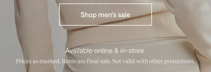 Shop men's sale