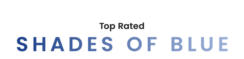 Top Rated: Shades of Blue
