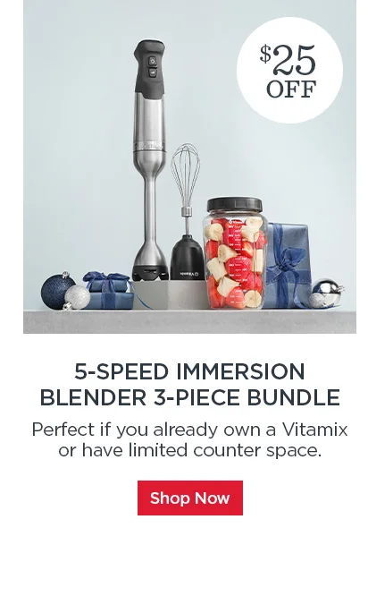 5-Speed Immersion Blender 3-Piece Bundle