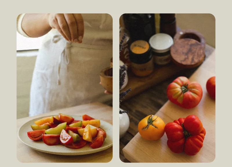 Summer Heirloom Tomato Salad Image